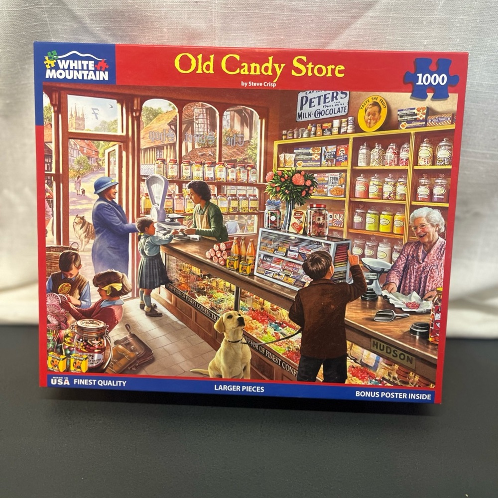 White Mountain Old Candy Store 1000-Piece Puzzle